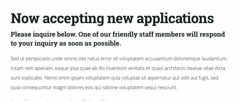 Practical Fonts - Roboto Slab, Open Sans