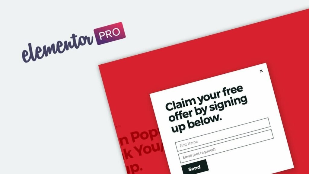 Improve User Experience with a Seamless Opt In Popup to Thank You/Offer Popup in Elementor